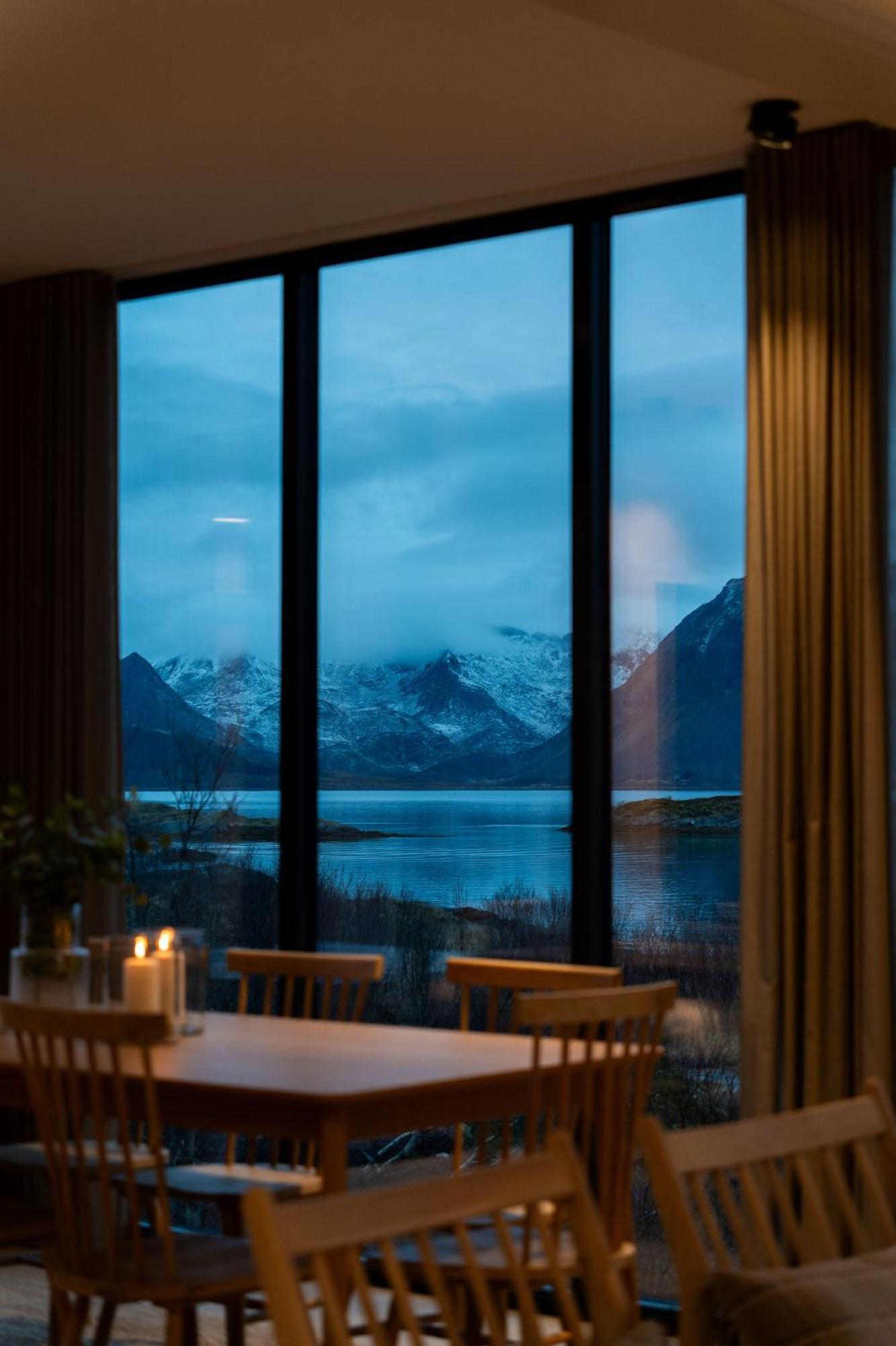 Luksushytte Med Jacuzzi, Summer&Winter Retreat Lyngværet Exteriör bild