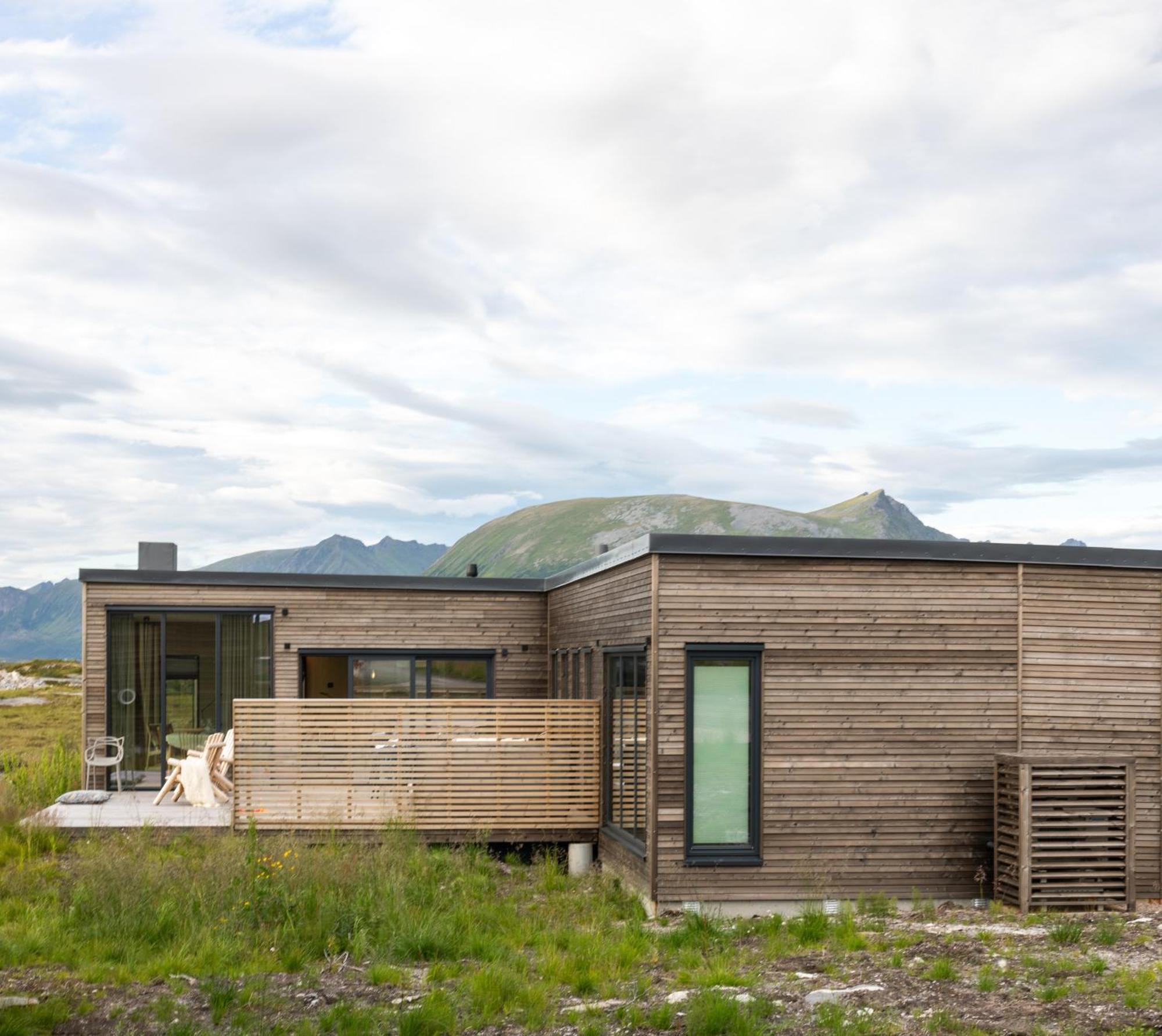 Luksushytte Med Jacuzzi, Summer&Winter Retreat Lyngværet Exteriör bild